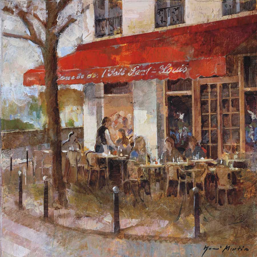 Café Saint-Louis by artist Noemi Martin
