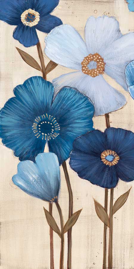 Fleurs Bleues I by artist  MAJA