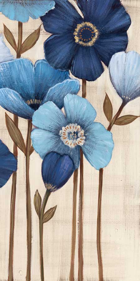Fleurs Bleues II by artist  MAJA