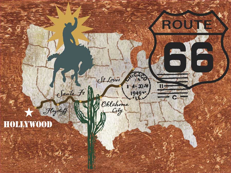 Retro Roadtrip I by artist James Nocito