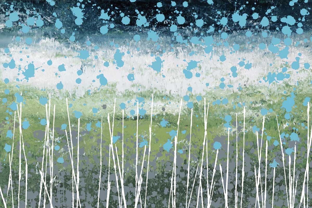 Aqua Splash by artist  Liz Nichtberger