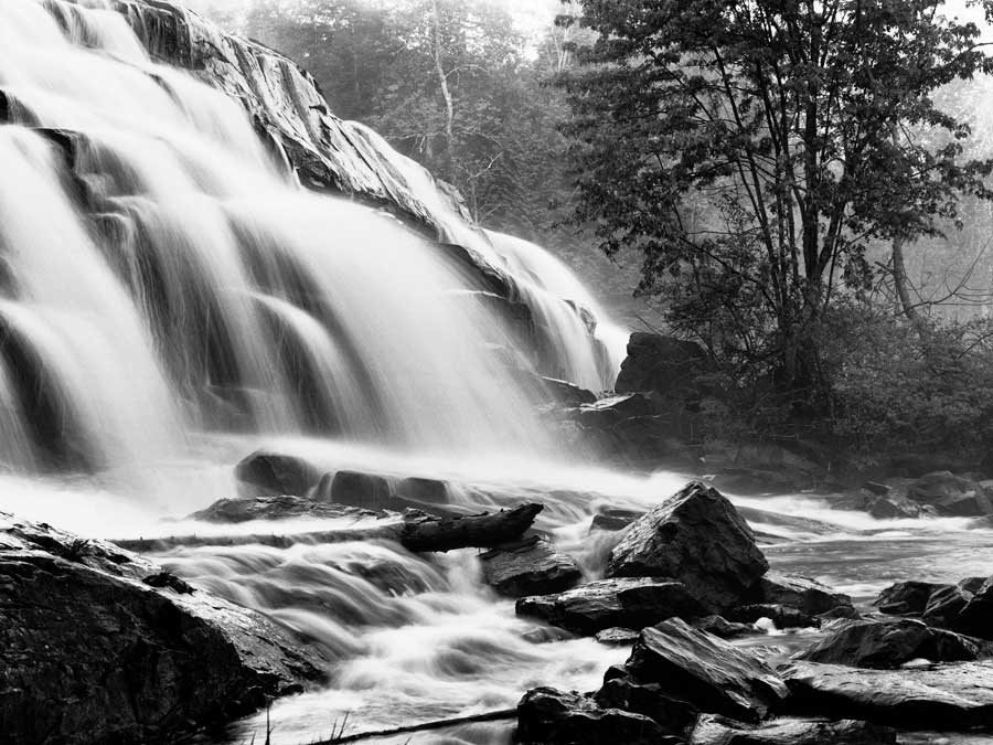 Bond Falls & Rocks by artist Monte Nagler
