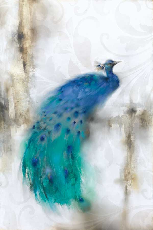 Jewel Plumes I by artist J.P.  Prior