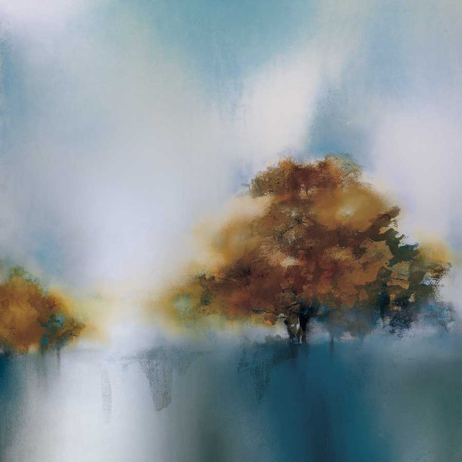 Old Oaks &#038; Sea Mist by artist  J.P. Prior