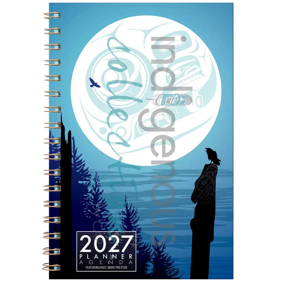 Mark Preston 2027 Weekly Planner by artist Mark Preston. Indigenous Collection.