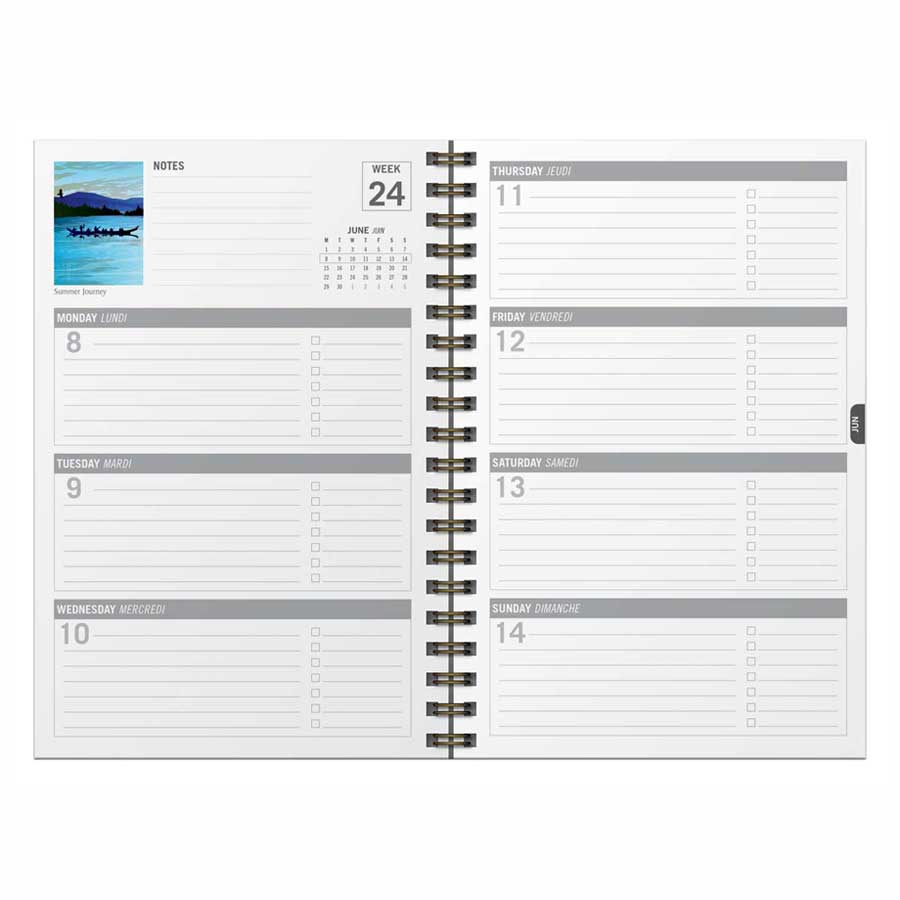 Full Moon Raven 2026 Weekly Planner