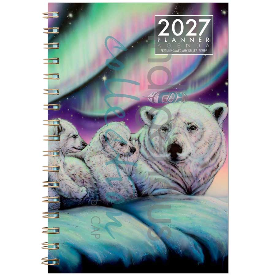 Amy Keller-Rempp 2027 Weekly Planner by artist Amy Keller-Rempp. Indigenous Collection.
