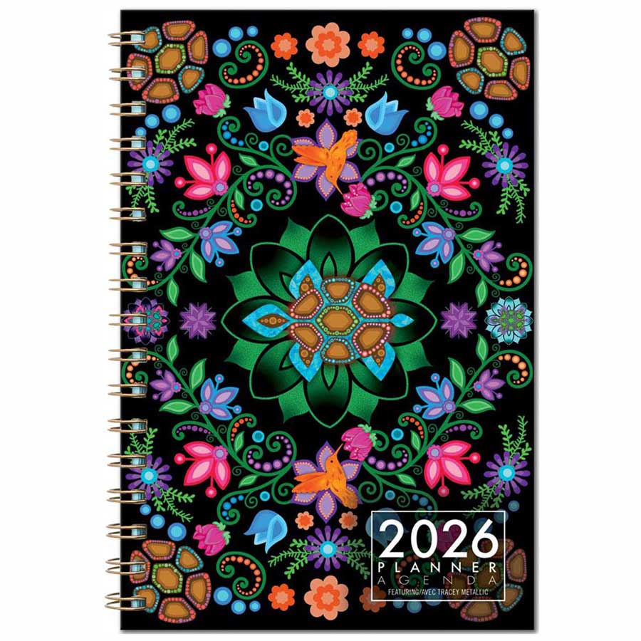 Infinity 2026 Weekly Planner by artist Tracey Metallic