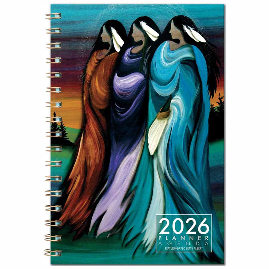 Three Sisters 2026 Weekly Planner by artist Betty Albert