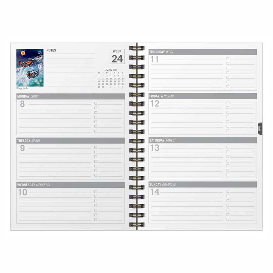 Midnight Whispers 2026 Weekly Planner