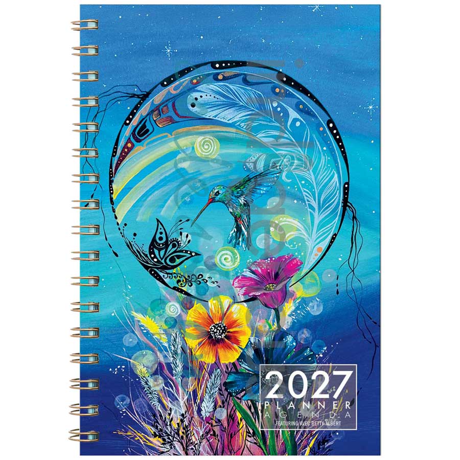 Karen Erickson 2027 Weekly Planner by artist Karen Erickson. Indigenous Collection.