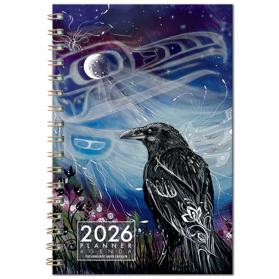 Midnight Whispers 2026 Weekly Planner by artist Karen Erickson