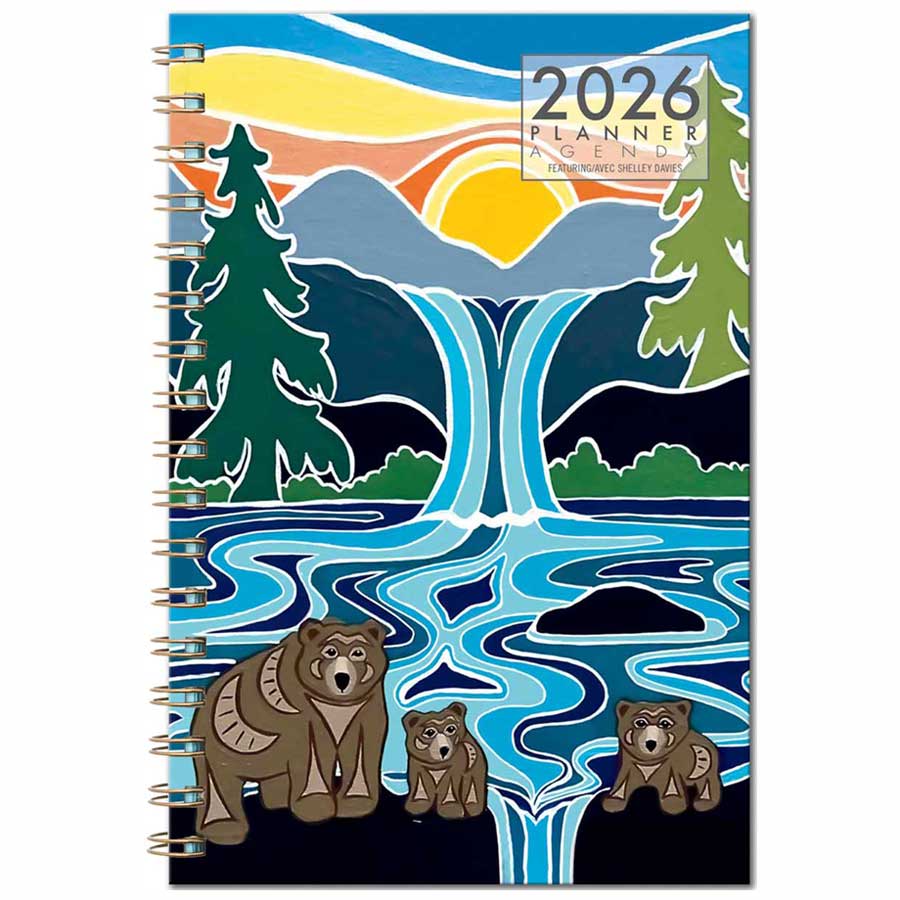 Follow Me 2026 Weekly Planner by artist Shelley Davies