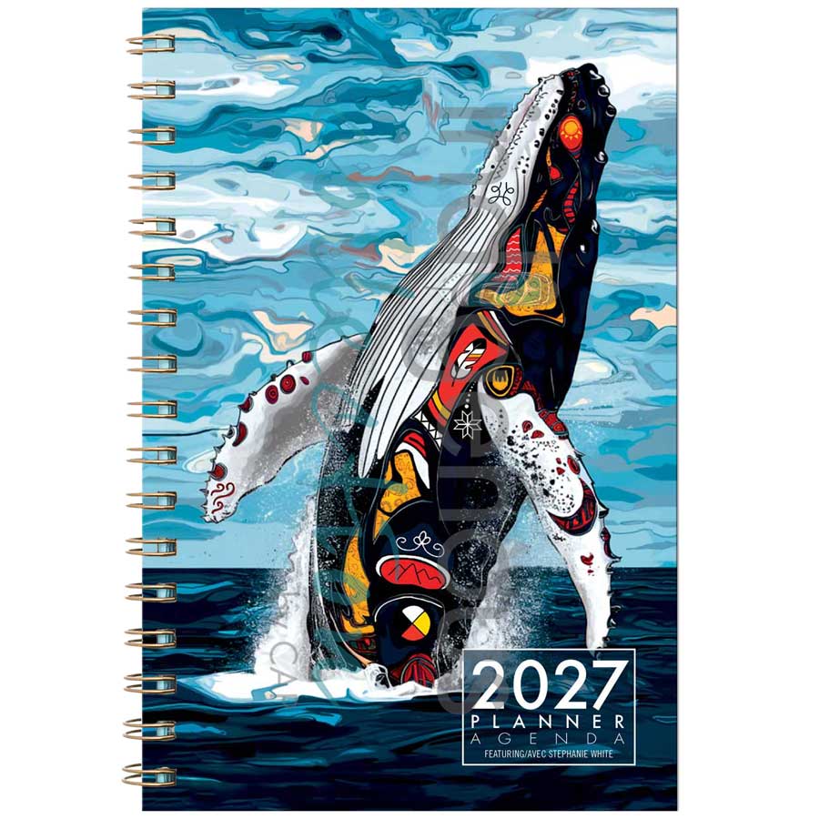 Stephanie White 2027 Weekly Planner by artist Stephanie White. Indigenous Collection.