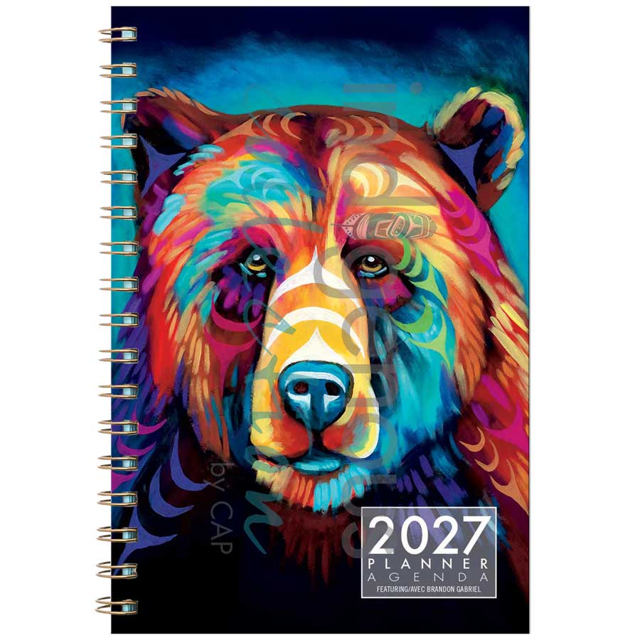 Brandon Gabriel 2027 Weekly Planner by artist Brandon Gabriel. Indigenous Collection.