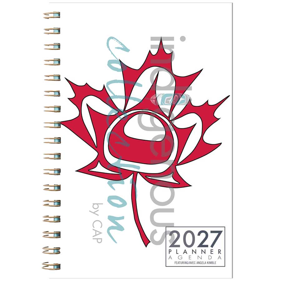 Angela Kimble 2027 Weekly Planner by artist Angela Kimble. Indigenous Collection.