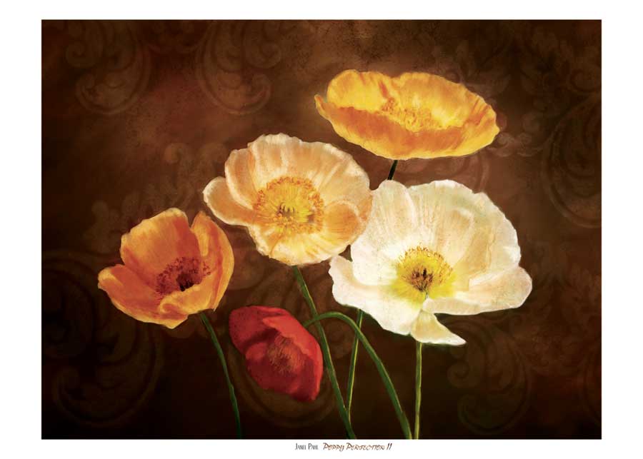 Poppy Perfection II by artist Janel  Pahl