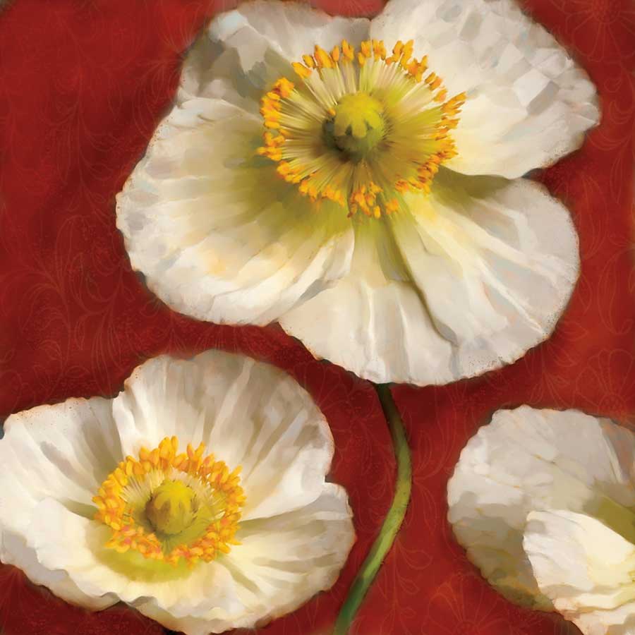 Poppy Elegance II by artist Janel Pahl