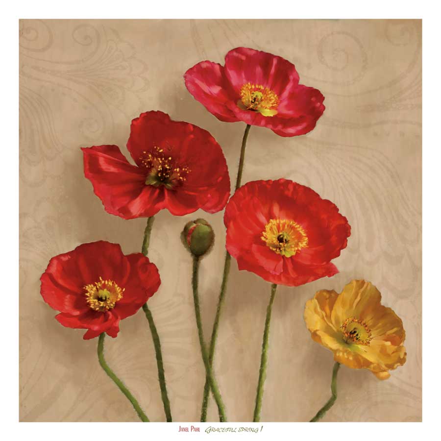 Graceful Spring I by artist Janel Pahl