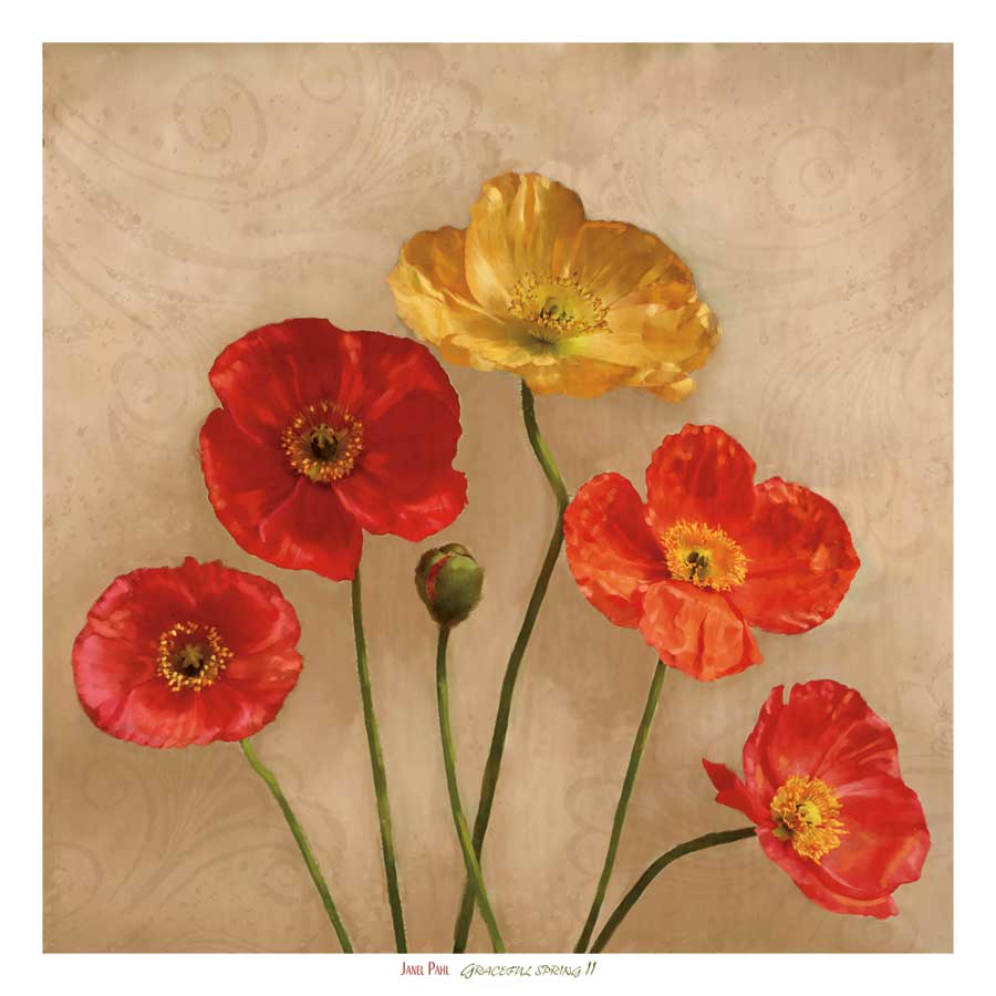 Graceful Spring II by artist Janel Pahl