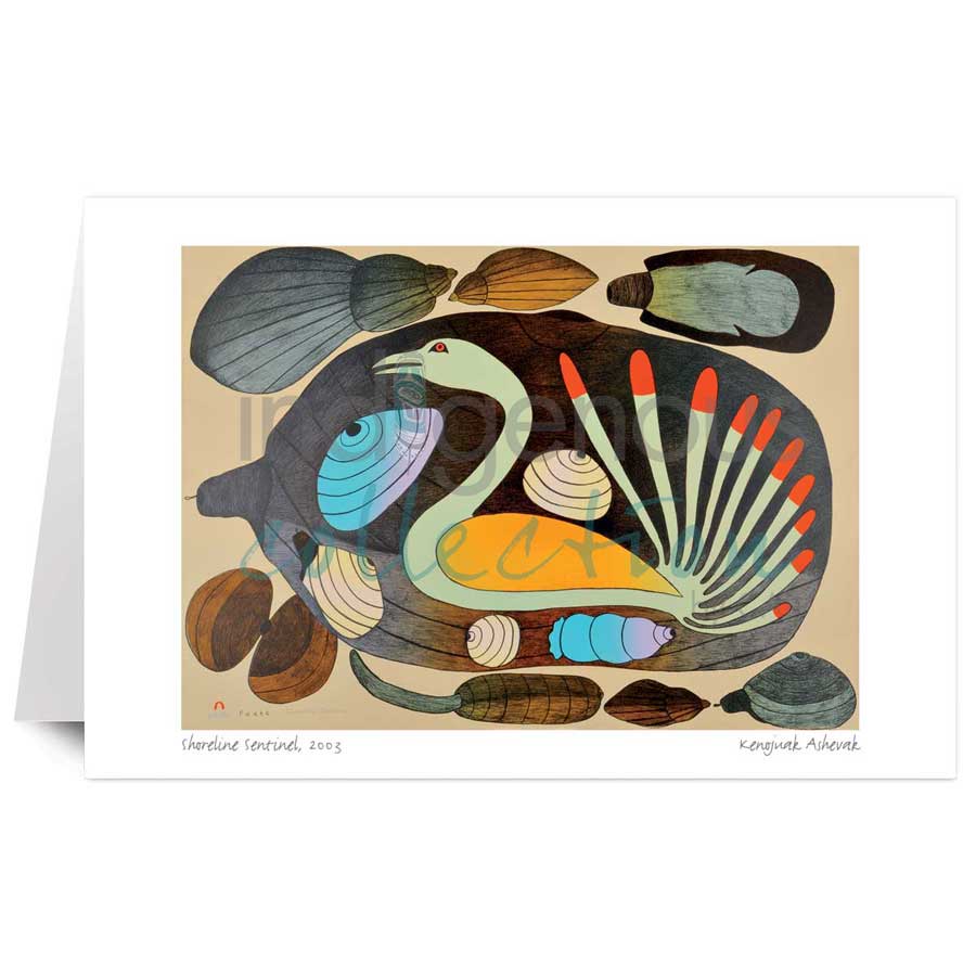 Shoreline Sentinel by artist Kenojuak Ashevak