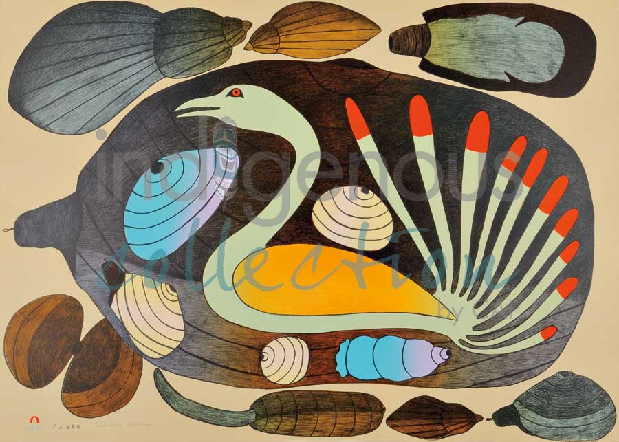 Shoreline Sentinel by artist Kenojuak Ashevak