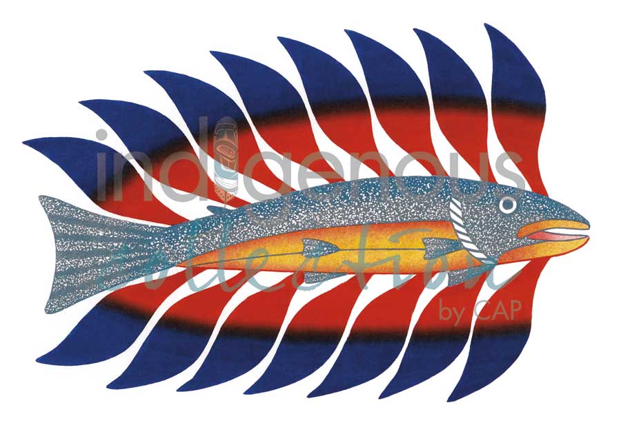 Luminous Char by artist Kenojuak Ashevak
