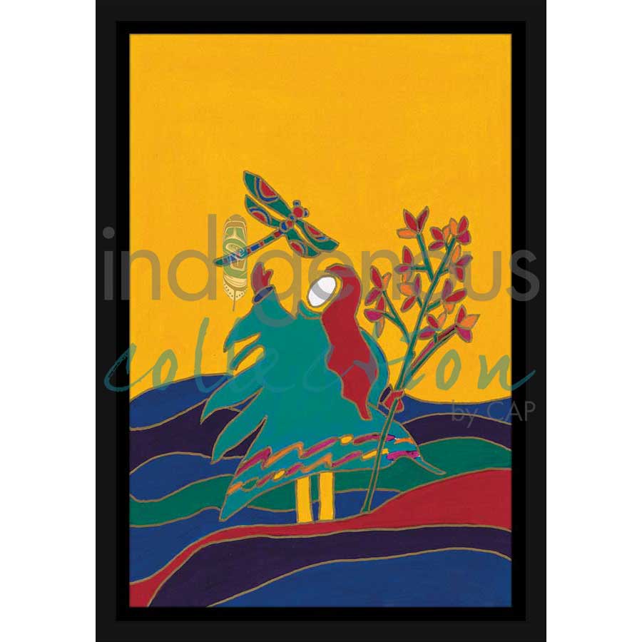 Peaceful Angel by artist Dawn Oman - Denesuline (Chipewyan). Indigenous Collection