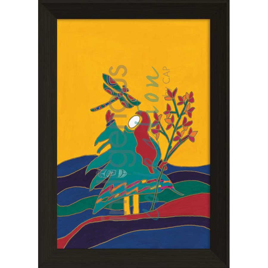 Peaceful Angel by artist Dawn Oman - Denesuline (Chipewyan). Indigenous Collection