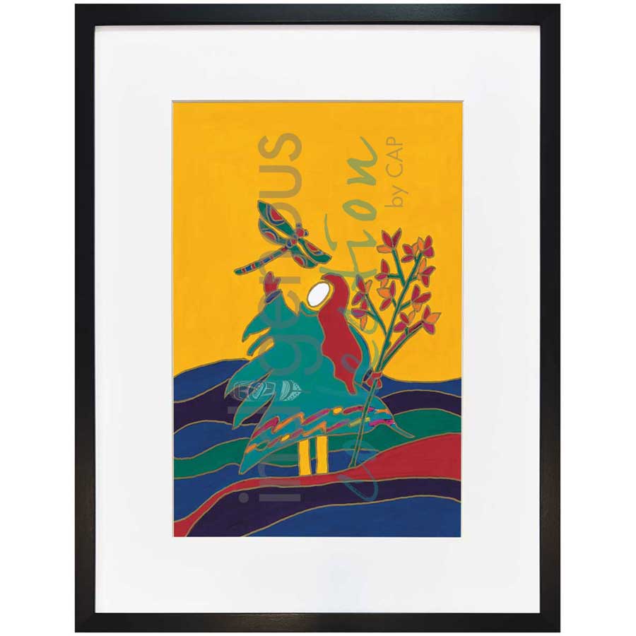 Peaceful Angel by artist Dawn Oman - Denesuline (Chipewyan). Indigenous Collection