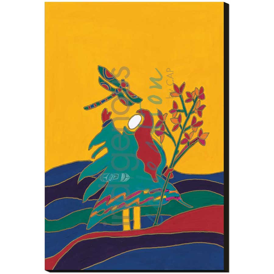 Peaceful Angel by artist Dawn Oman - Denesuline (Chipewyan). Indigenous Collection