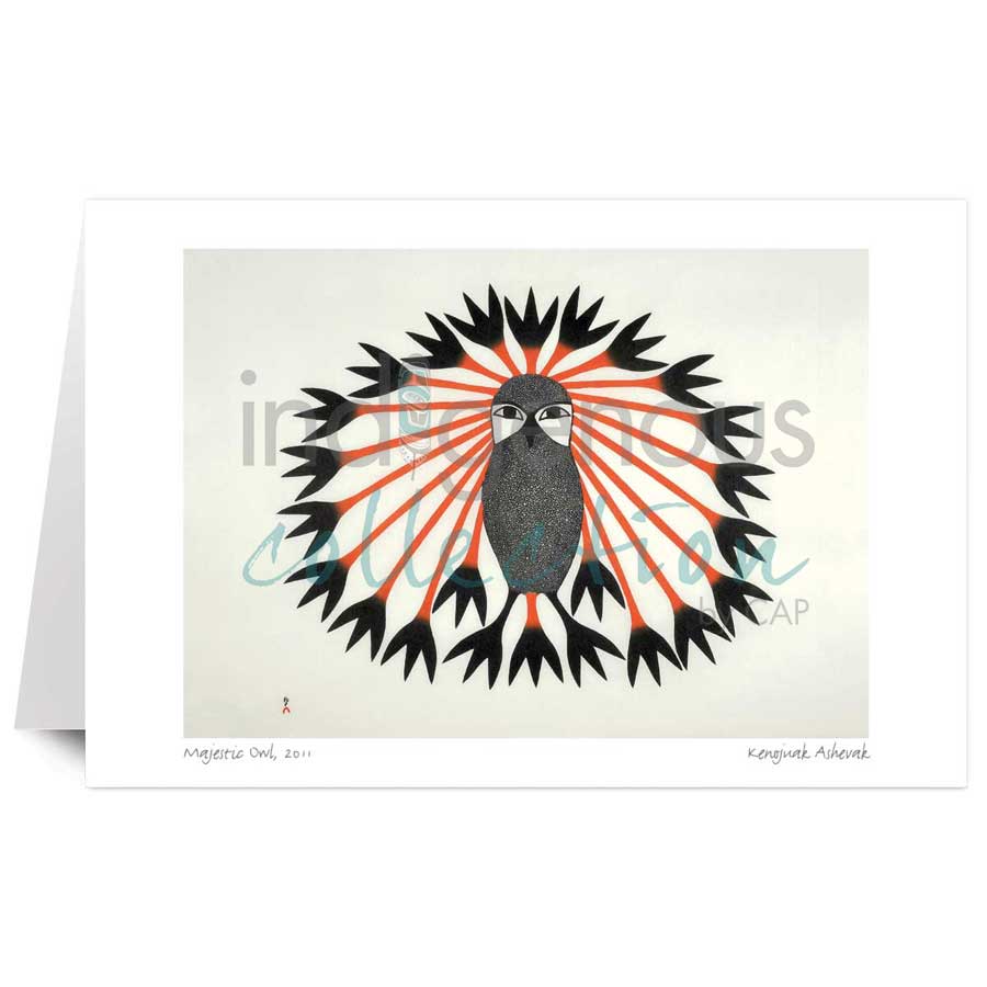 Majestic Owl by artist Kenojuak Ashevak