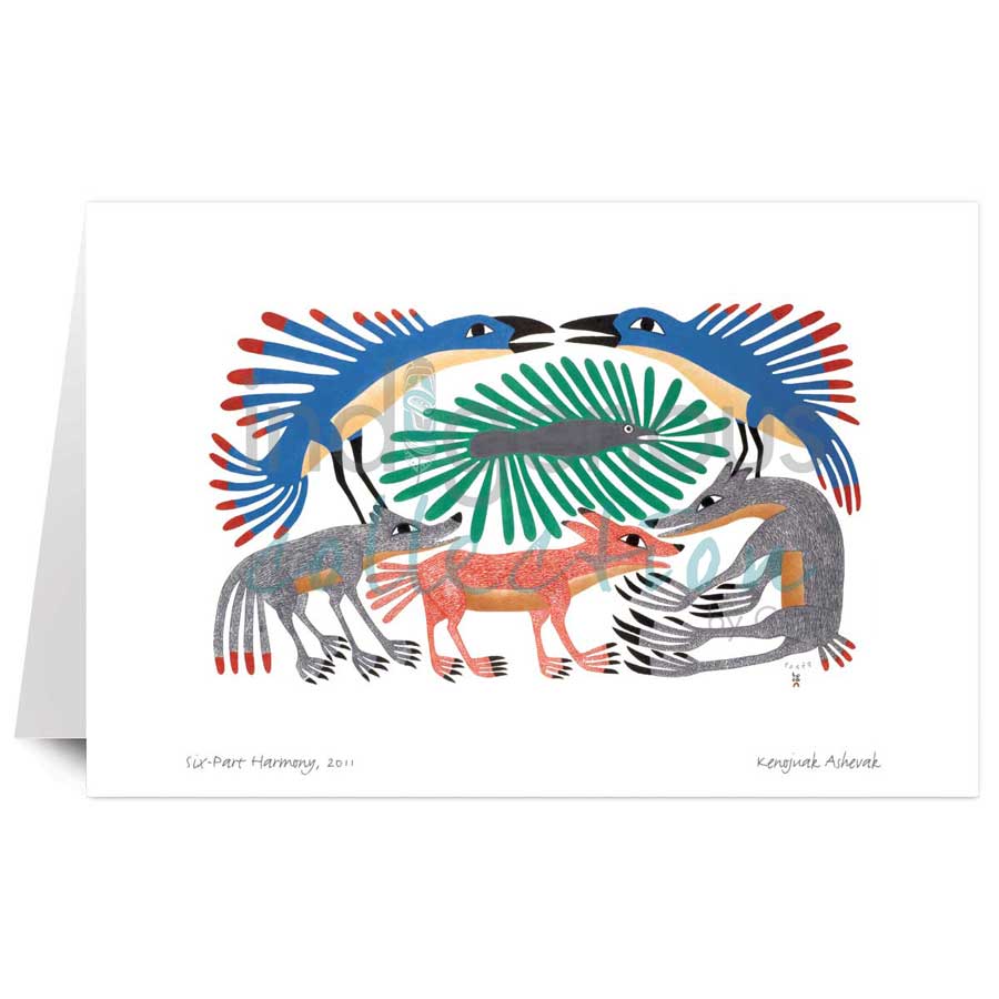 Six-Part Harmony by artist Kenojuak Ashevak