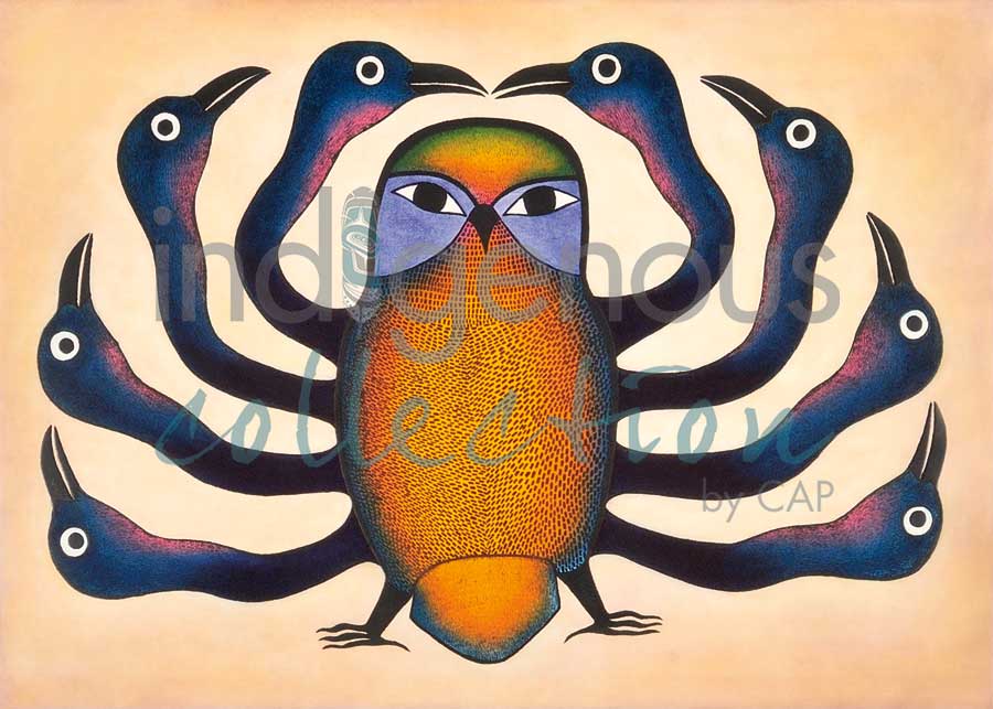 Guardian Owl by artist Kenojuak Ashevak
