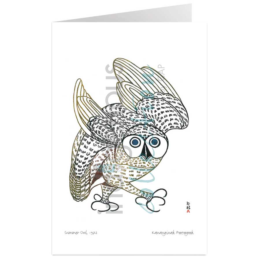 Summer Owl by artist Kananginak Pootoogook