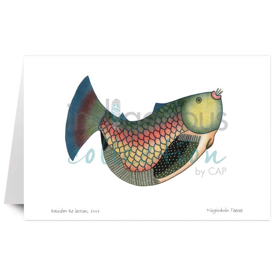 Rainbow Reflection by artist Ningiukulu Teevee