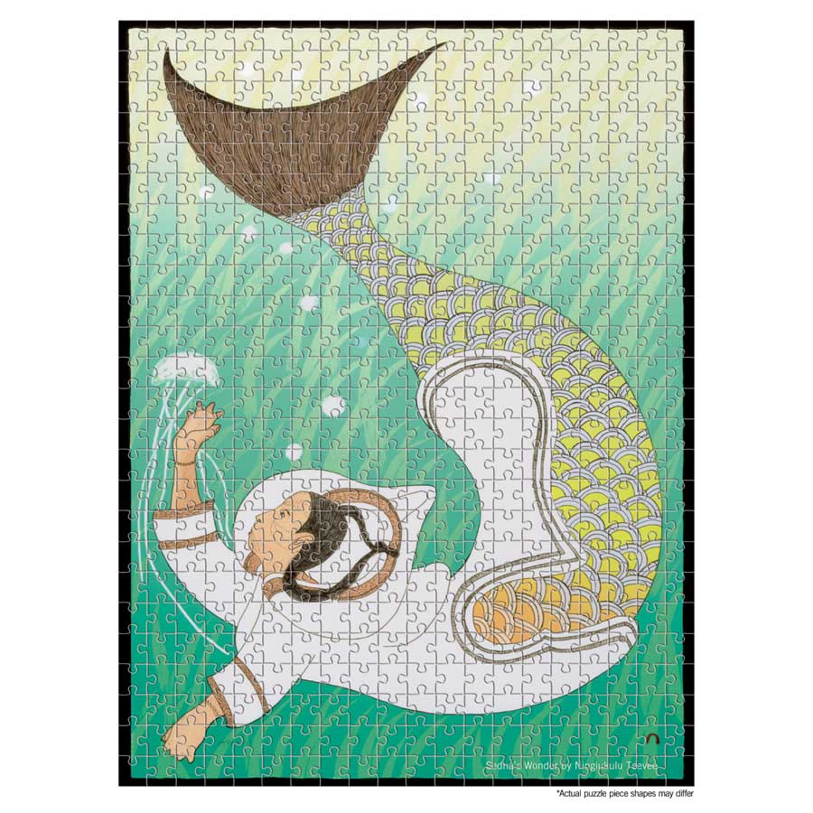 Sedna's Wonder Puzzle - Family Fun - 500 Pcs by artist Ningiukulu Teevee. Indigenous Collection.