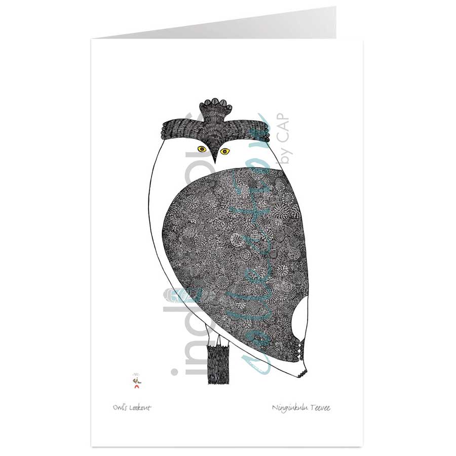 Owl's Lookout by artist Ningiukulu Teevee