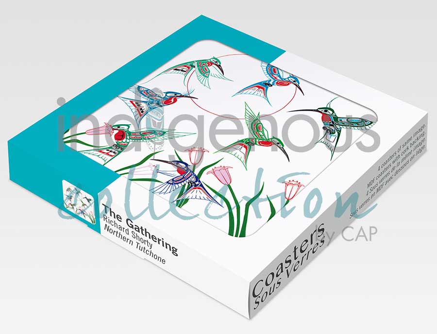 The Gathering Coaster by artist Richard Shorty