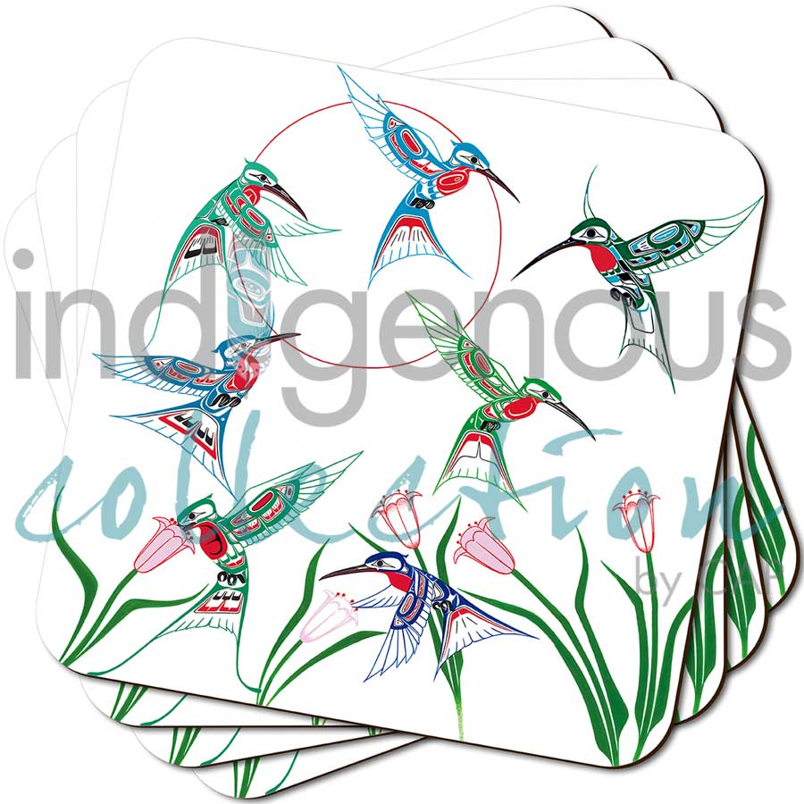 The Gathering Coaster by artist Richard Shorty