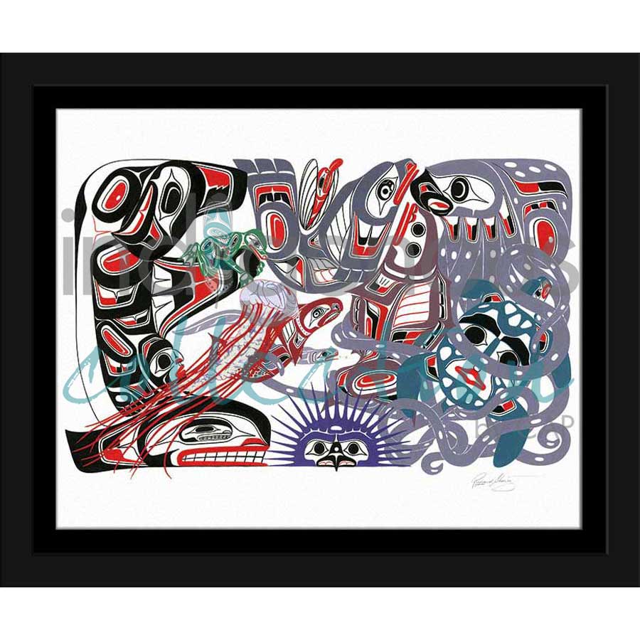 Oceanic by artist Richard Shorty - Northern Tutchone. Indigenous Collection