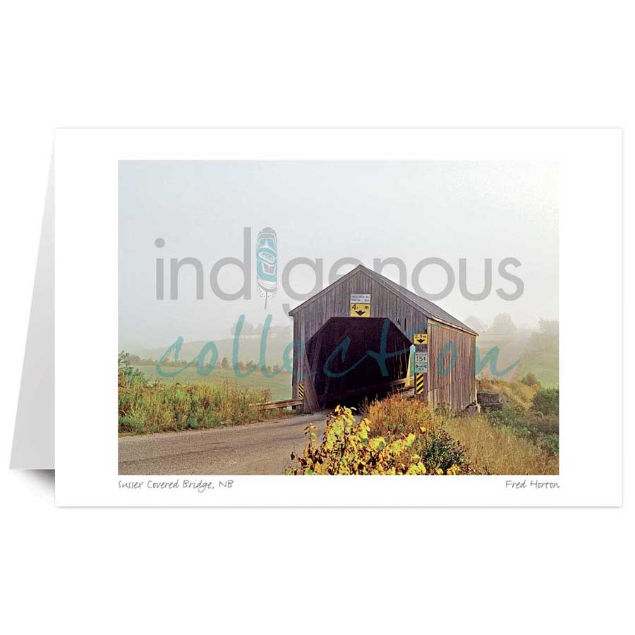 Sussex Covered Bridge, NB by artist Fred Horton