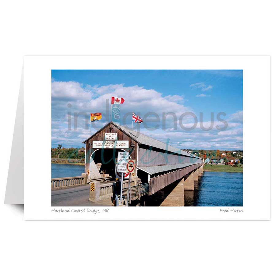Hartland Covered Bridge, NB by artist Fred Horton