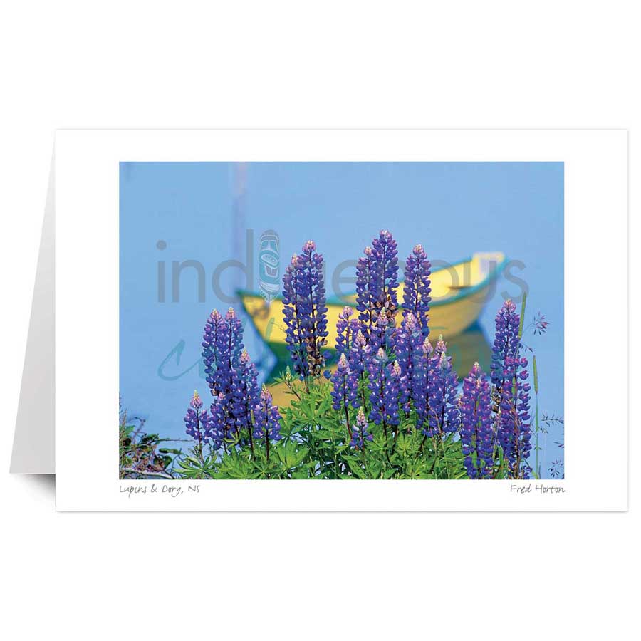 Lupins & Dory, NS by artist Fred Horton