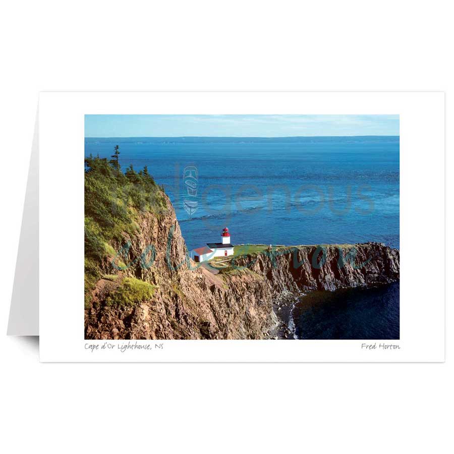 Cape d'Or Lighthouse, NS by artist Fred Horton