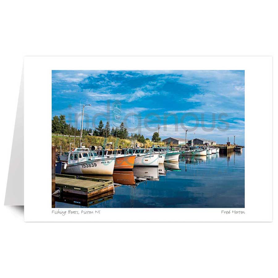 Fishing Boats, Pictou NS by artist Fred Horton