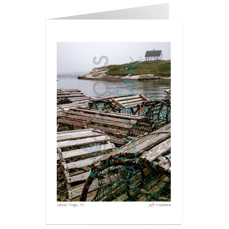 Lobster Traps, NS    by artist Jeff Maihara