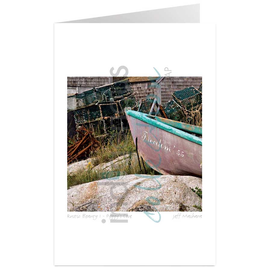Rustic Beauty I - Peggy's Cove by artist Jeff Maihara
