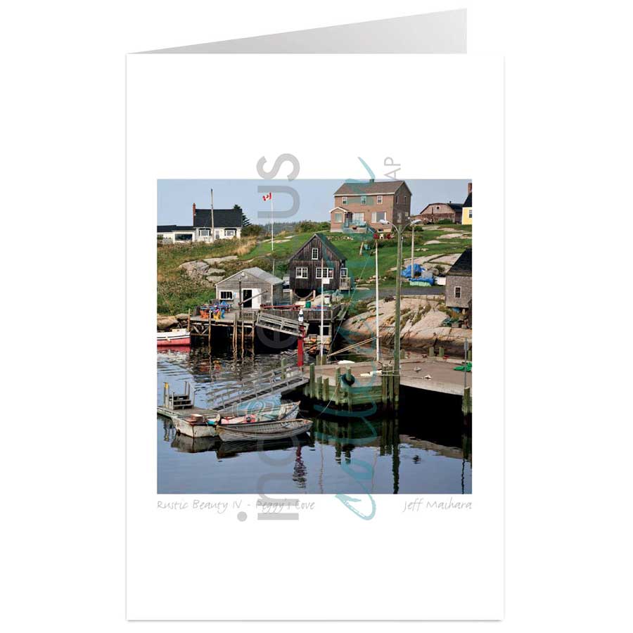 Rustic Beauty IV - Peggy's Cove by artist Jeff Maihara