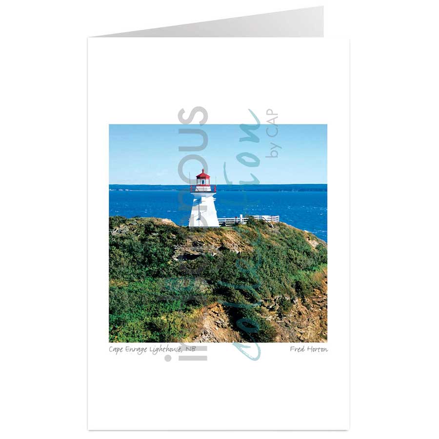 Cape Enrage Lighthouse, NB by artist Fred Horton